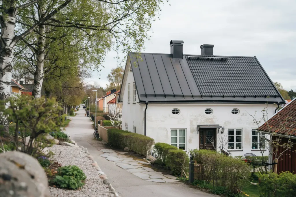 bandt ckt pl t eller dubbelfalsat pl ttak s v ljer du r tt l sning f r en h llbar och stilren villa